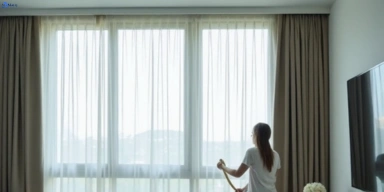 Delicate sheer drape cleaning st-clair-nsw Matty Curtain Cleaning