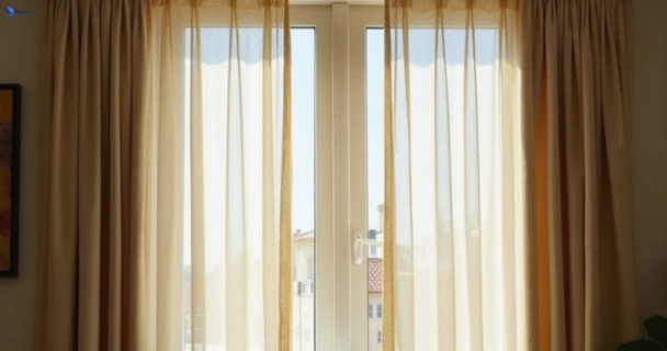 Dull dusty drapes in st-clair-nsw before professional cleaning